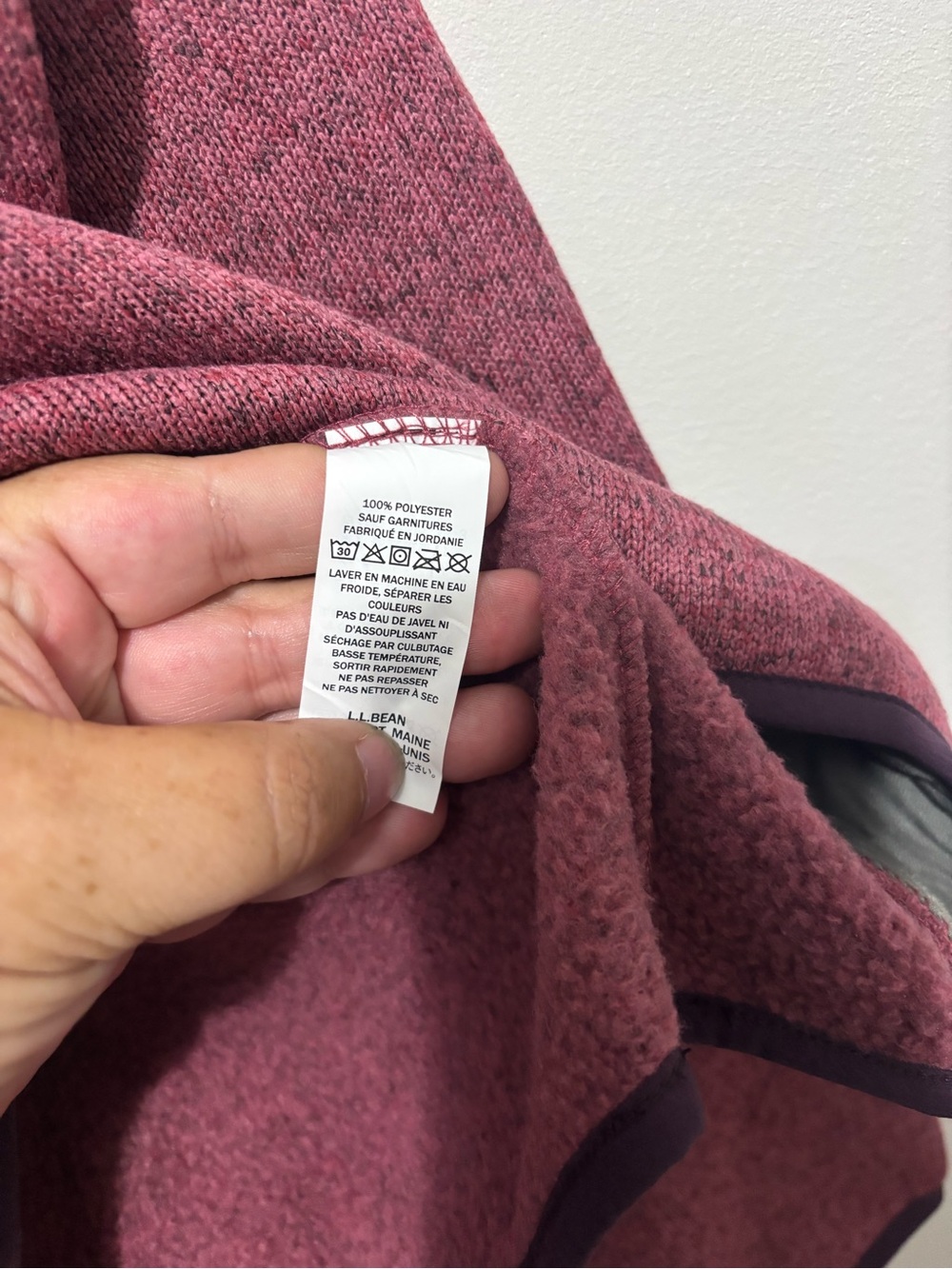 L.L.Bean Sz XL Sweater Fleece Pullover - Picture 5 of 5